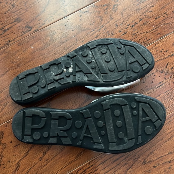 Prada Silver Flats - Picture 4 of 4